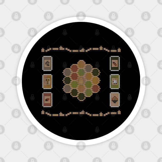 Ugly Catan Sweater Magnet by graffd02